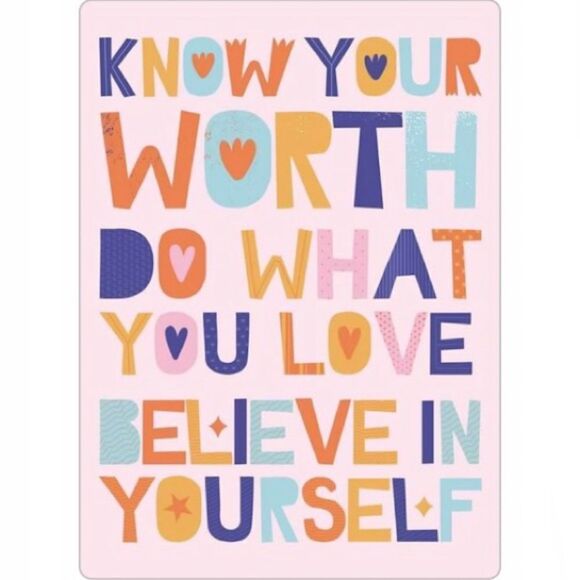 Believe in Yourself Inspirational Colorful Magnet - Picture 5 of 5